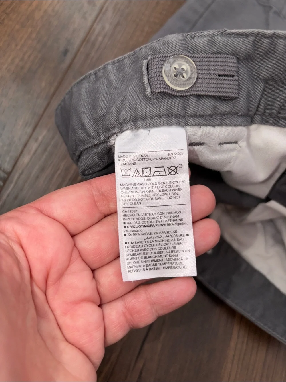 NWOT Old Navy Gray Boys’ Chino Shorts
